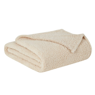 Barbrook Plain Weave/SHERPA Throw Blanket