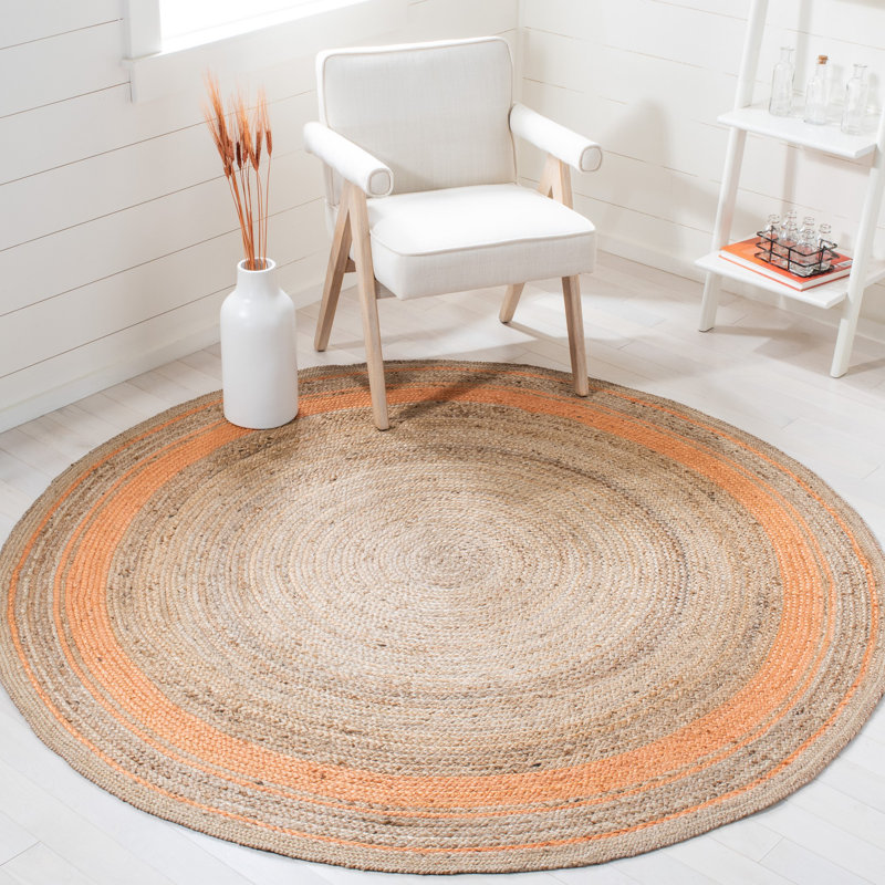 Gatti Natural Fiber Hand Woven Jute Rug, Round 6'