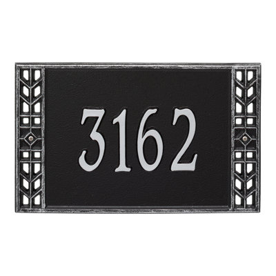 Boston Personalized Standard 1-Line Wall Address Plaque