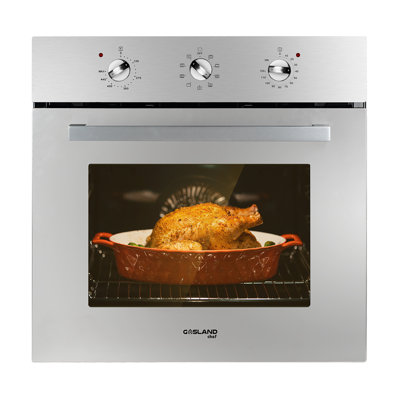 Gaslandchef 24"" 2.3 Cu.ft Convection Electric Single Wall Oven In Stainless Steel With 9 Cooking Functions -  ES609MS