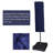 Kirkbride 181'' x 106'' Outdoor Double-Sided Rectangular Market Umbrella With Base Patio Umbrella-1188731807