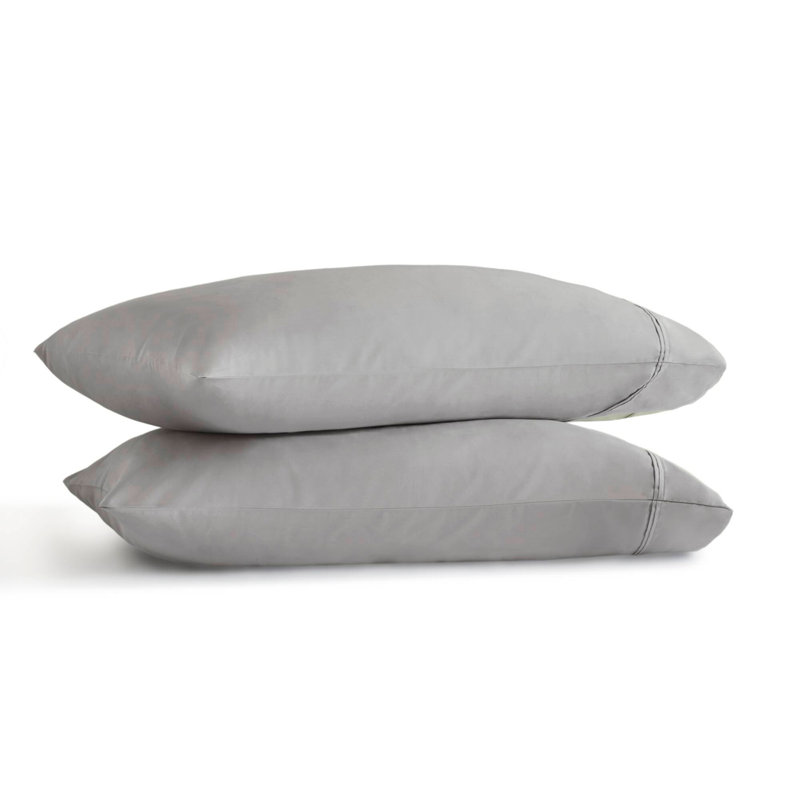 2-Piece Standard Sham Sateen Pillowcase Set