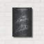 «F-117 Nighthawk Stealth Fighter Blueprint Vernis Chalkboard», art mural en métal-904795441