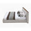 Grand lit Orane en tissu gris-340309077