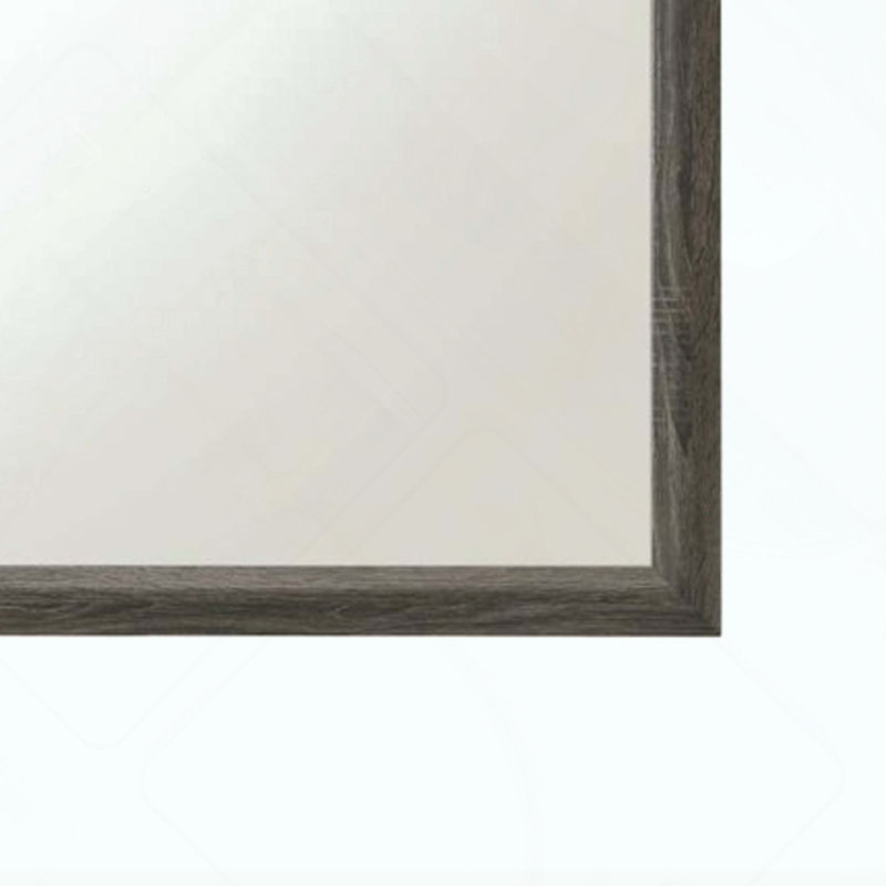 Miroir au fini gris patiné