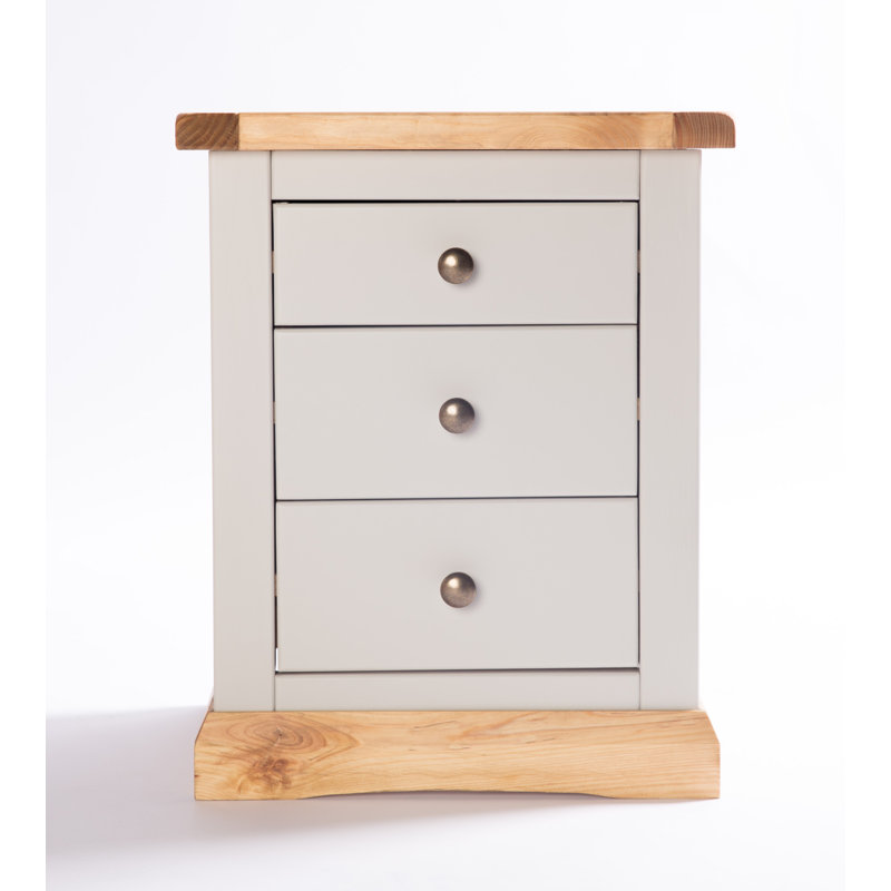 Beckett 45cm W Solid + Manufactured Wood Bedside Table