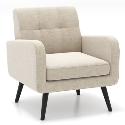 Conyngham Upholstered Linen Accent Chair