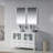 Mance 47.625'' Double Bathroom Vanity with Ceramic Top with Mirror-24551113