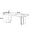 Bureau flottant italien en acrylique-856397495