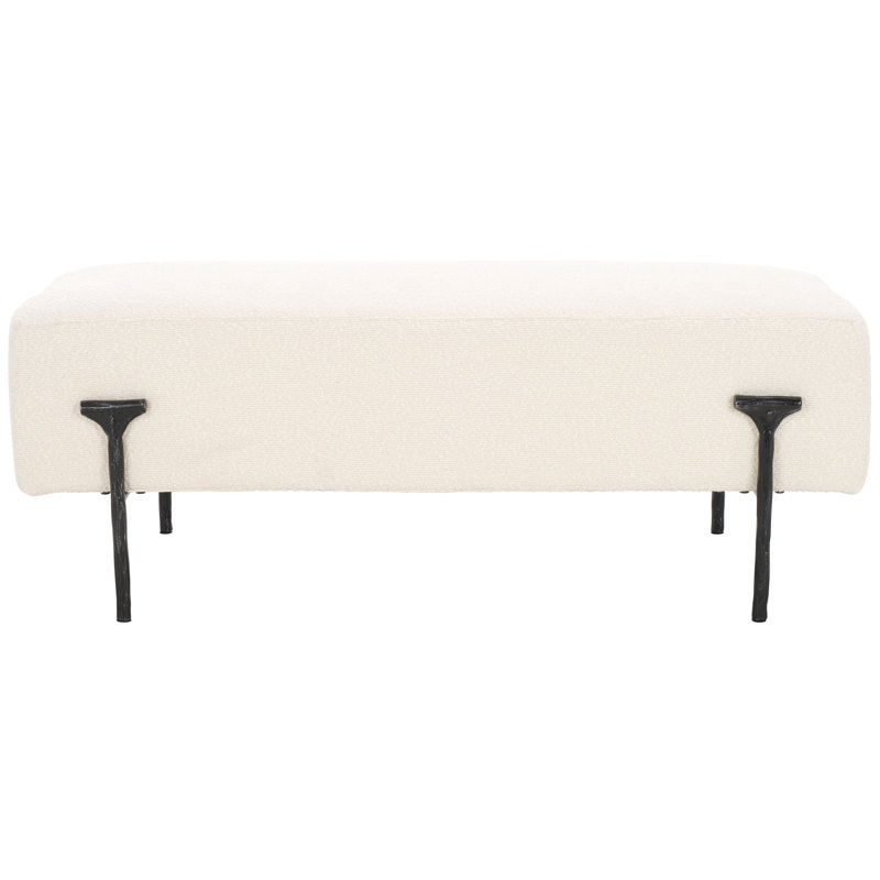 Jessa Boucle Bench, Black