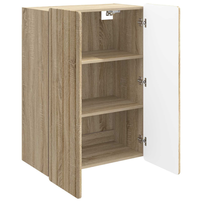 2 -Door Rectangle Accent Cabinet, Sonoma Oak