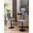 Swivel Velvet Barstools Adjusatble Seat Height From 25-33 Inch,17.7 Inch Base, Modern Upholstered Bar Stools With Backs Comfortable Tufted For Home Pub And Kitchen Island