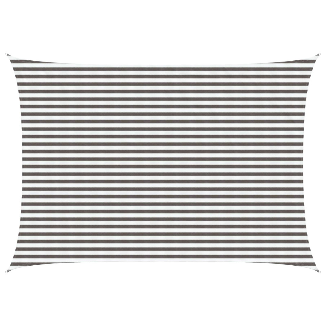 Vidaxl Sunshade Sail Canopy Screen Balcony Awning Canopy HDPE Rectangular