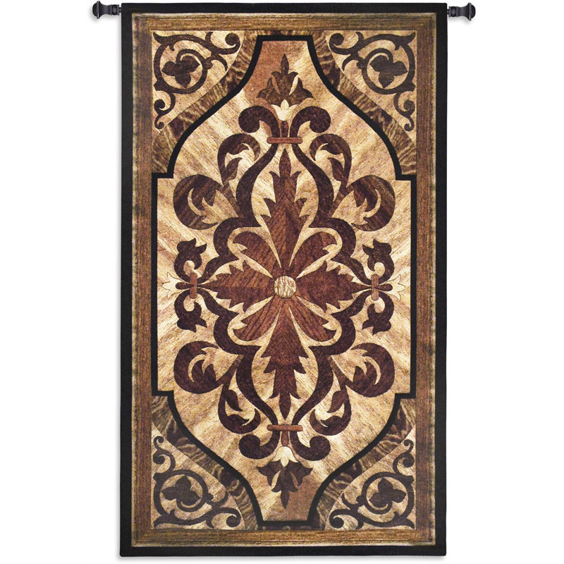 Tapisserie en bouleau de bois marqueterie
