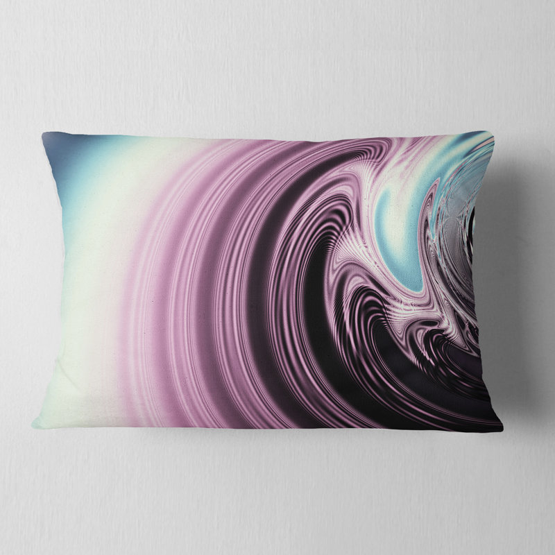 Abstract Unique Fractal Art Pattern Lumbar Pillow
