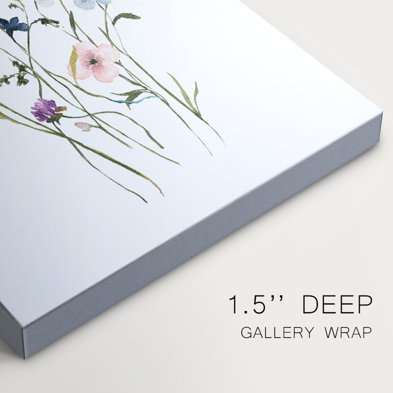 Cottage Garden Study I -Gallery Wrapped Cavas, 48" H x 32" W