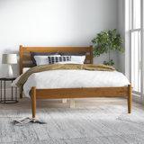 Ashlie Queen Size Solid Wood Bed