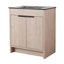 Ensemble de meuble-lavabo simple 30,09 po avec plateau en céramique Quendarius
