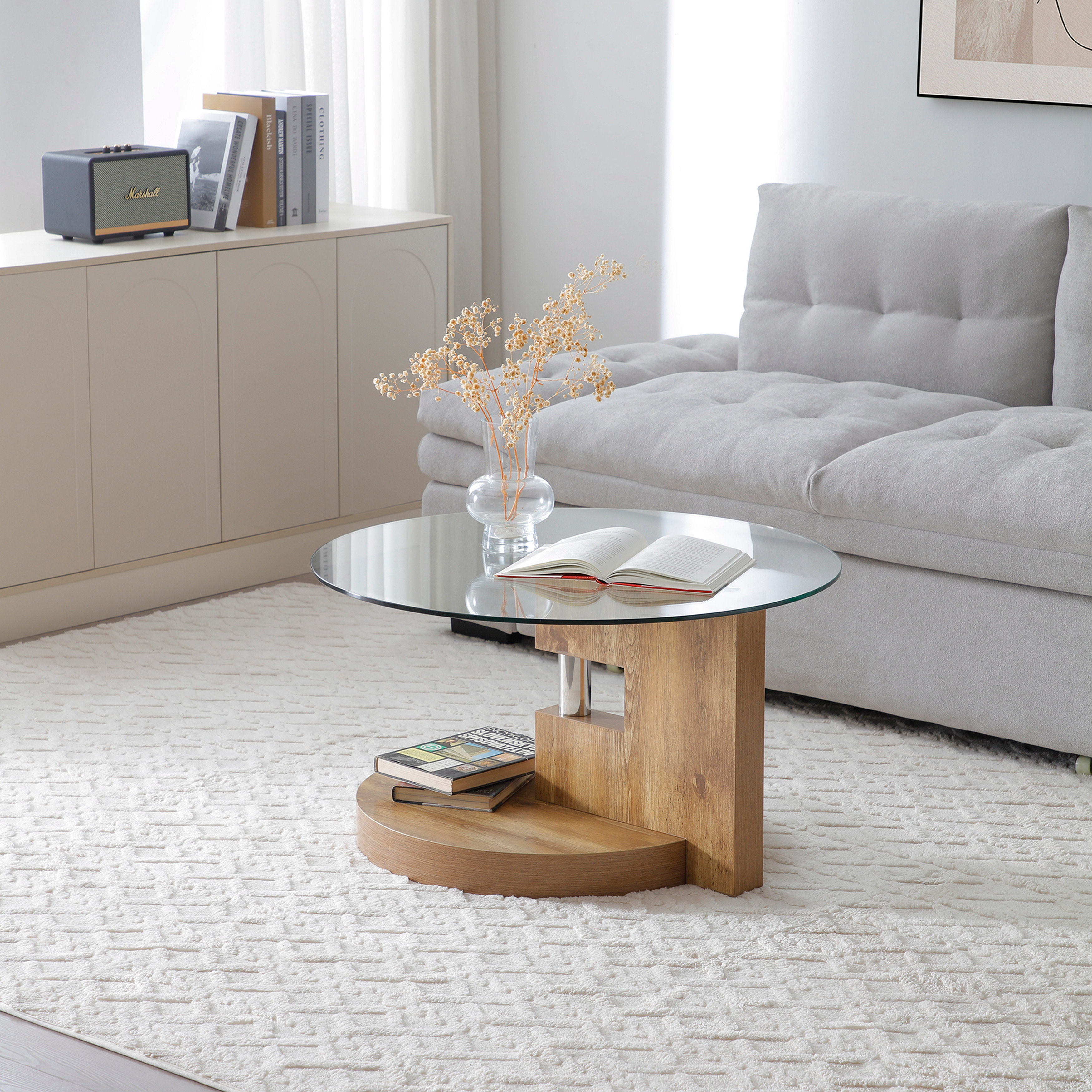 Everly Quinn Modern And Practical Double-Layer Round Table - Wayfair Canada