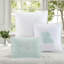 Luxurious Oversized Cotton Bedding Set, Aqua Comforter For Home Decor