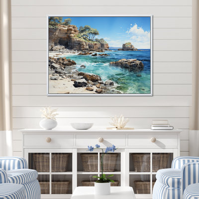 Rocky Beach Majestic Cliffs I - Nautical & Beach Wall Decor