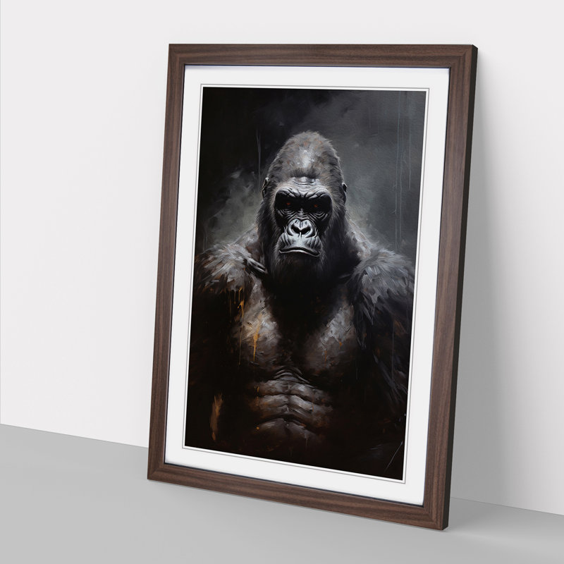 Gorilla Gothic Art - Framed Print