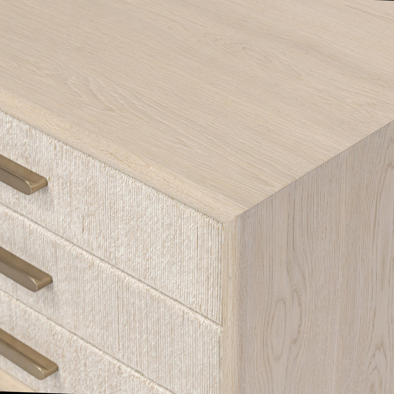 Rosenell Closed Nightstand, White