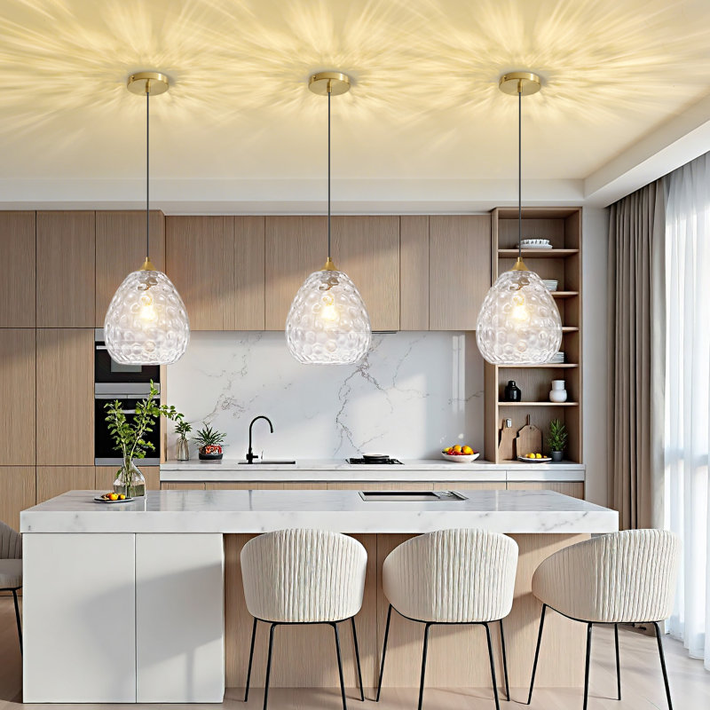 1 - Light Gold Novelty Pendant