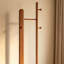 Portemanteau en bois d'hévéa massif-870927473
