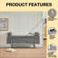 Yannick Polyester Blend Upholstered Bench with Flip Top-1815171309