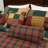 Donna Sharp Campfire Square Cotton Quilted Lumbar Throw Pillow