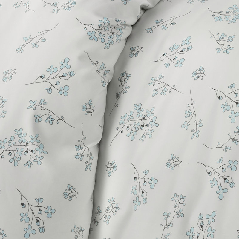 Sweet Florals Collection Florals Duvet Cover Set, Twin/Twin XL Duvet Cover + 1 Sham, Cream