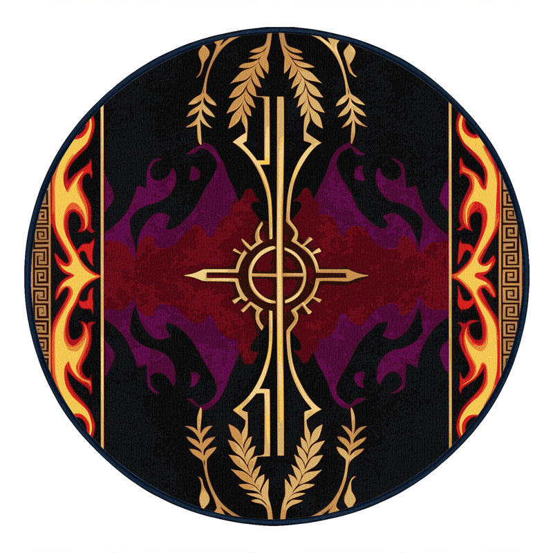 Baroque Serenade Rug, Round 4'