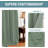 Blackout Curtains for Bedroom/Living Room 2 Panels Set - Thermal Insulated Room Darkening Grommet Top Curtains-735006379-735006384