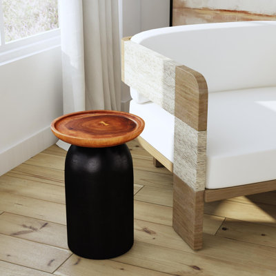 Makoa Pedestal Side Table