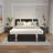 Blountsville Upholstered Profile Sleigh Bed with Wooden Slats Headboard Included-287664594-287664604