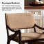 Chaise avec accoudoirs Trais Crombie Boucle