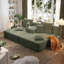 Ensemble de chaise longue surdimensionnée 2 pièces-1348638565