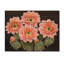 Cactus rose et orange Bloom III - art mural traditionnel sur bois de pin naturel-955642992