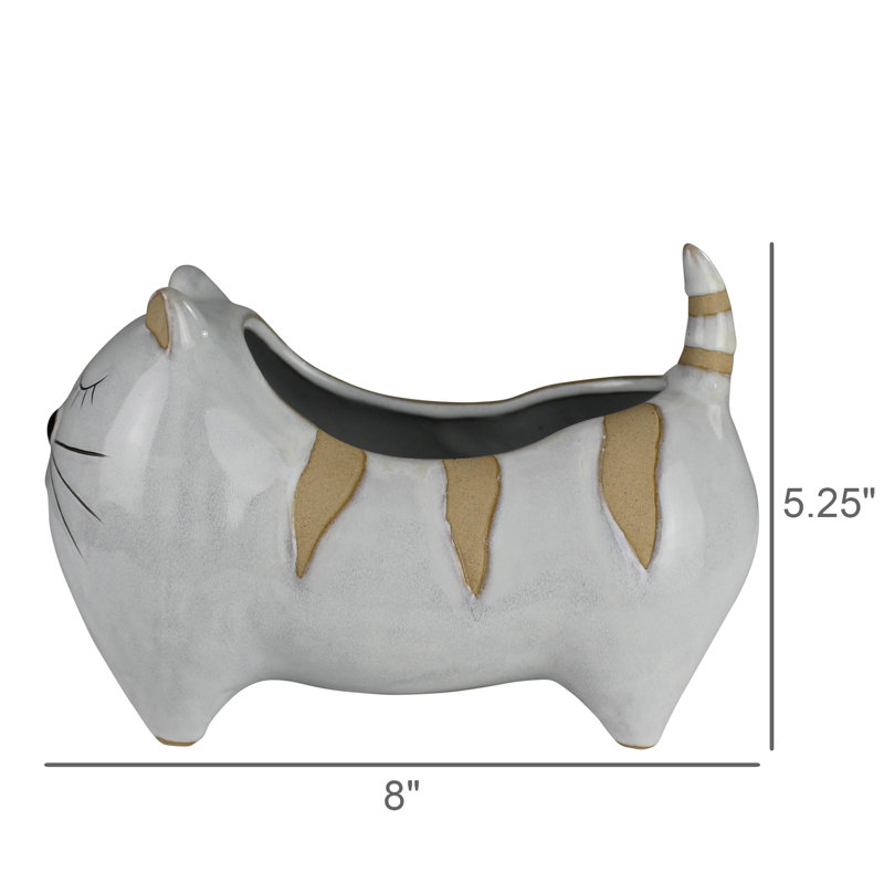 Vase statue de chat Reca