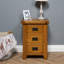 Coalton 47cm W Solid Wood Bedside Table