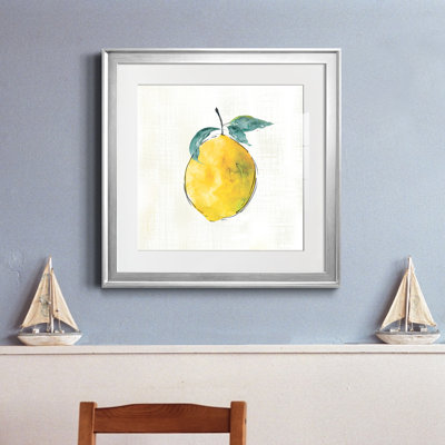 Happy Lemon - peinture encadrée