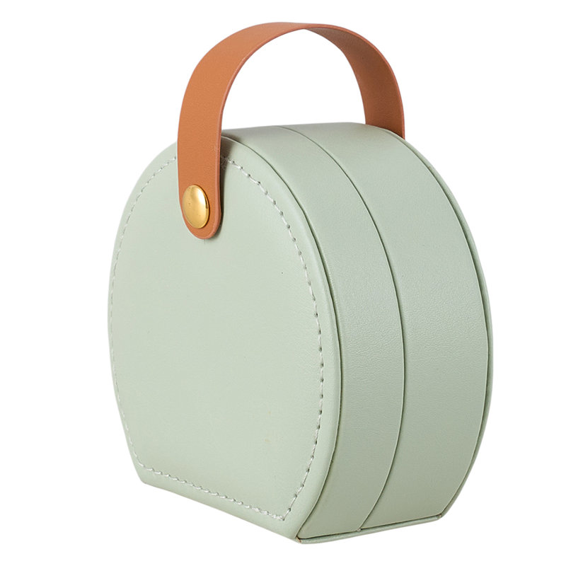 Leather Jewellery Box +, Green