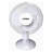 Optimus F-1230 Powerful 3 Speed 12 Inch Portable Oscillating Table Fan, White