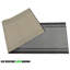 Tapis de couloir de taille personnalisée à bordure unie de style berbère gris intérieur / extérieur antidérapant-73824750
