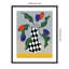 «Sunrise Flowers I» par Melissa Wang, impression sur bois encadrée-390214997
