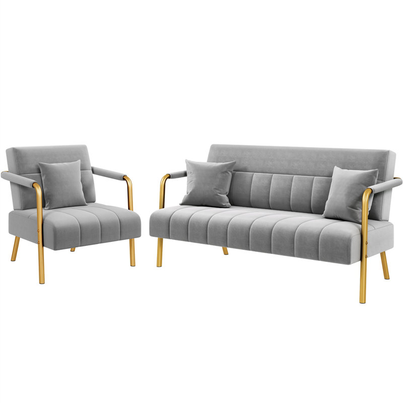 2 - Piece Velvet Living Room Set