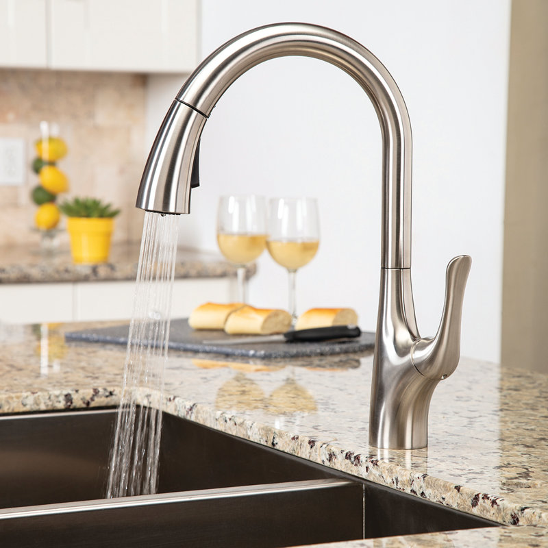 Chelsea Pull Down Touchless Single Handle Kitchen Faucet, Stainless Steel