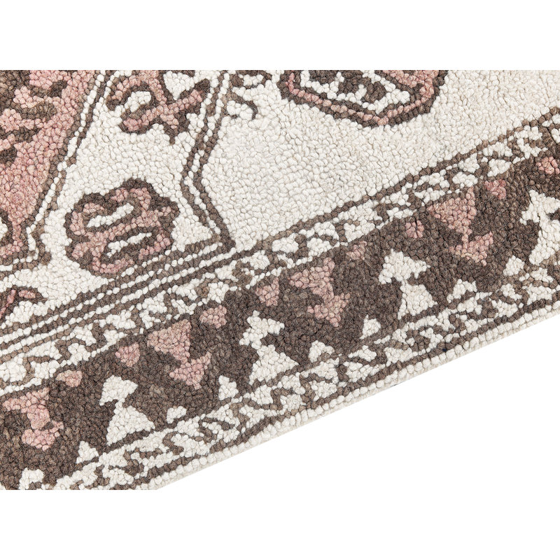 Aivo Moroccan Wool Hand Woven Area Rug, Rectangle 200 x 200cm