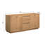 Carter Meuble-lavabo double en teck naturel